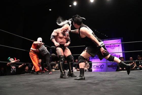 지난 1월 '인생공격5'대회에 참가해 경기하는 김남석 선수. [사진 김남석]