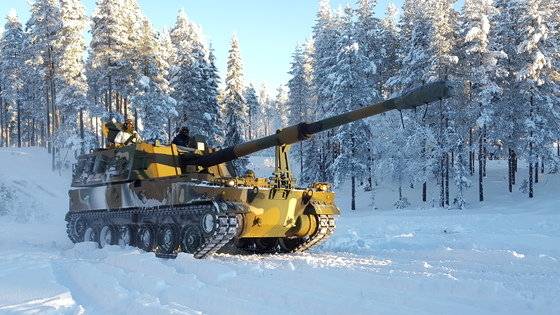 K9 자주포는 노르웨이 레나 육군기지에서 현지 시험평가를 무사히 마쳤다. 노르웨이는 K9 자주포 24문을 도입한다.[사진 한화 디펜스]