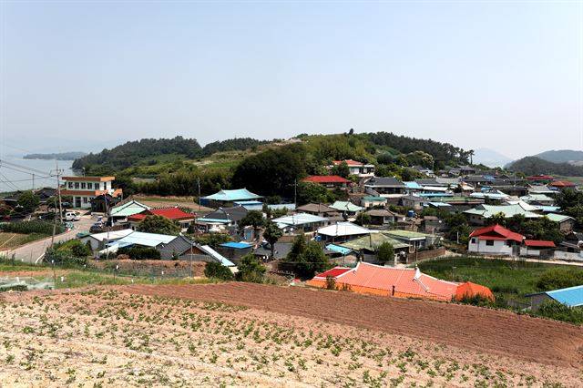 꼬막길 제1코스의 끝 대촌마을.