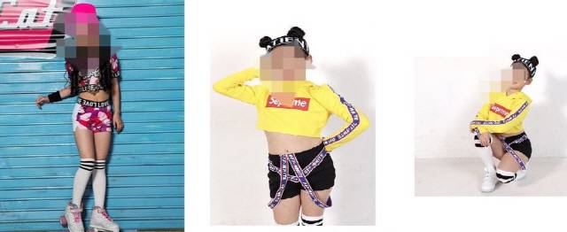 아동을 대상으로 한 무대의상에 대해 ‘성적 상품화 논란’이 일고 있다./판매 페이지 캡처