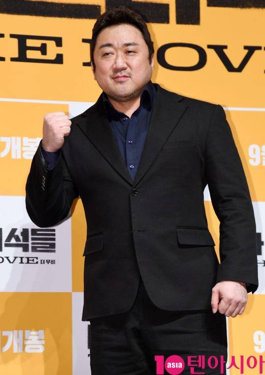 영화 ‘나쁜 녀석들: 더 무비’에서 전설의 주먹 박웅철로 분한 배우 마동석./&nbsp;조준원 기자 wizard333@