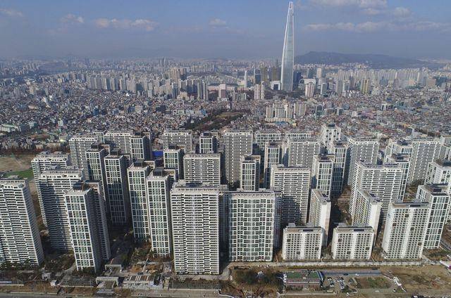 연초 1만가구가 입주하며 강남 지역 전세금 하락을 주도했던 서울 송파구 헬리오시티, /오종찬 기자