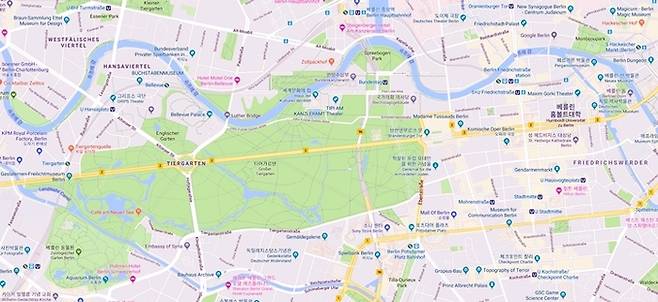 베를린 구 시가지 그림=Google 지도