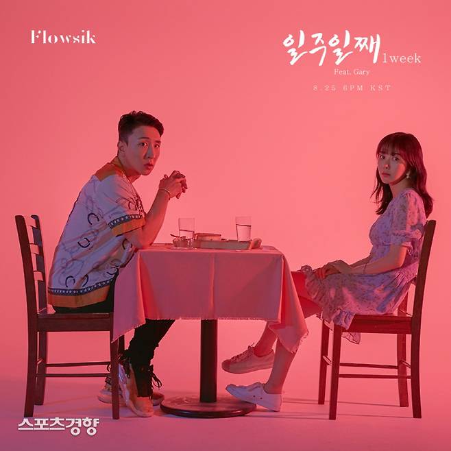 랩퍼 플로우식(왼쪽)의 신곡 ‘일주일째’ 뮤직 비디오에 출연한 배우 권민아(오른쪽). 사진 원더기획