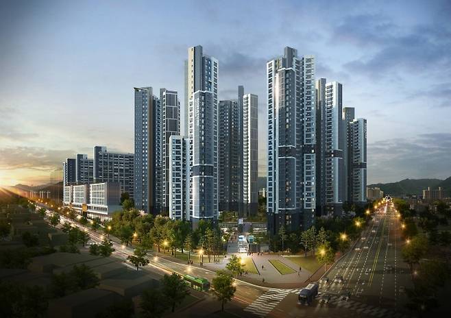 송파 시그니처 롯데캐슬 투시도. [사진=롯데건설]