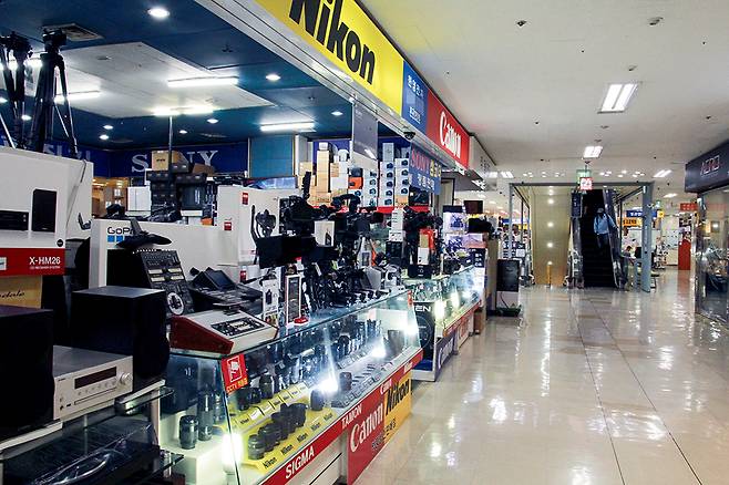 전자랜드 2층의 한산한 모습. /사진=박흥순 기자