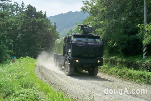 기아차 5톤 방탄킷차량 자체시험평가