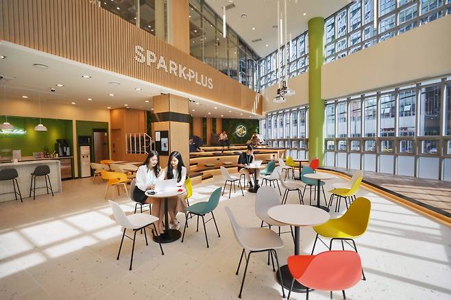 스파크플러스 선릉3호점 라운지. /사진=스파크플러스