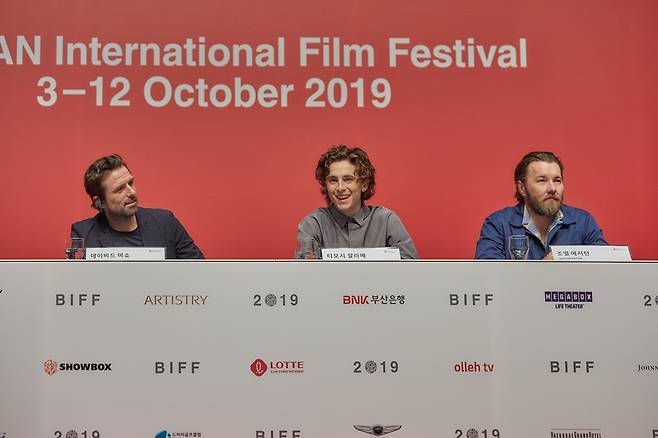 ▲ 제24회 부산국제영화제를 찾은 '더 킹:헨리5세'의 티모시 샬라메. ⓒ넷플릭스