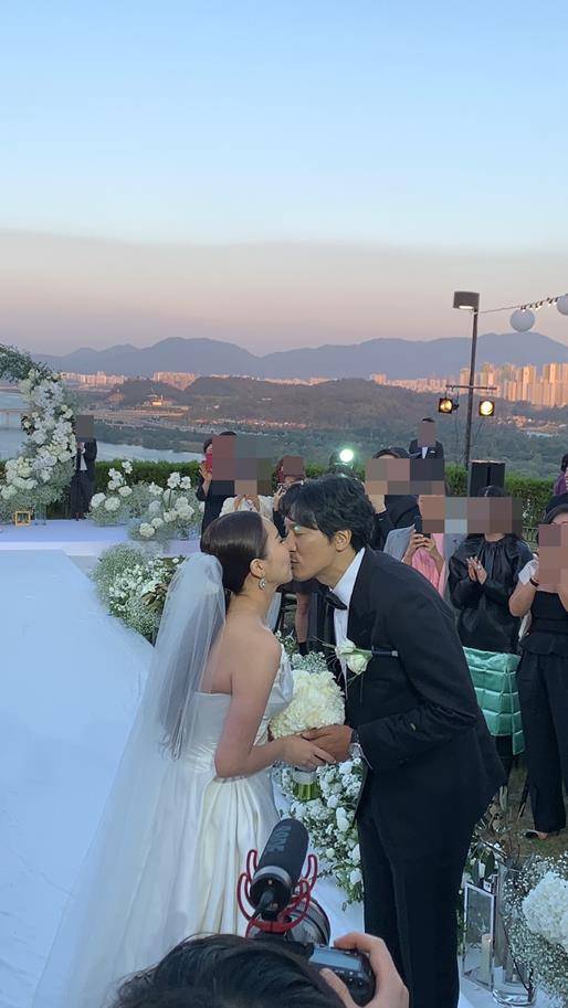 김민준과 권다미가 결혼했다. 하객 제공