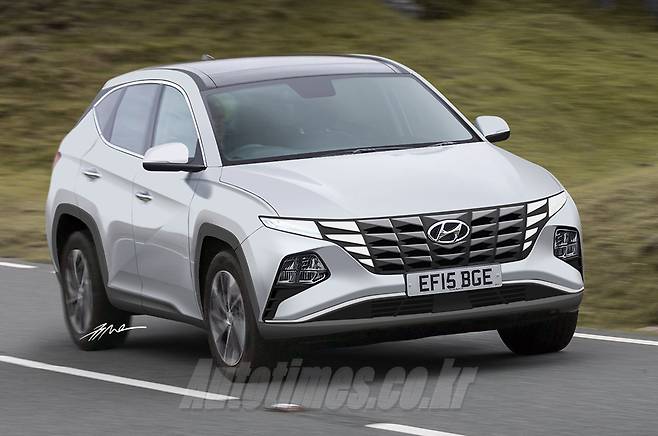 투싼 4세대 예상 그래픽