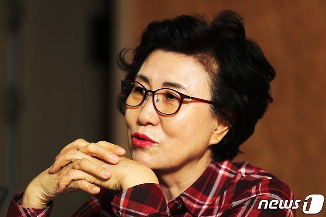44년 만에 잃어버린 딸을 만나는 한태순씨가 16일 오후 경기도 안양시 소재 자택에서 뉴스1과 인터뷰를 하고 있다. 2019.10.16/뉴스1 © News1 조태형 기자