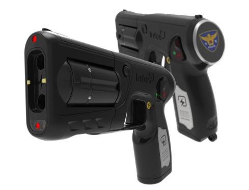 개발이 완료된 한국형 전자충격기[사진=㈜인포스테크놀러지 제공]