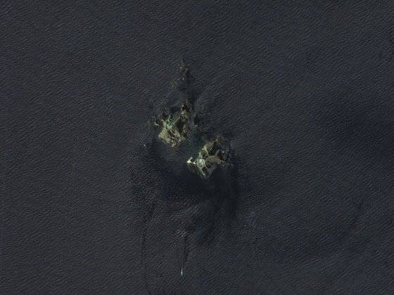 아리랑위성 3호가 지난 6월 20일 촬영한 여름 독도의 모습[뉴시스]