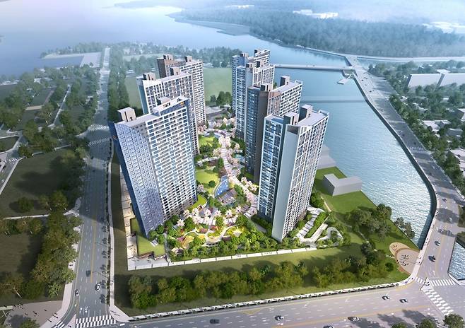 'e편한세상 거제 유로아일랜드' 투시도/사진=대림산업