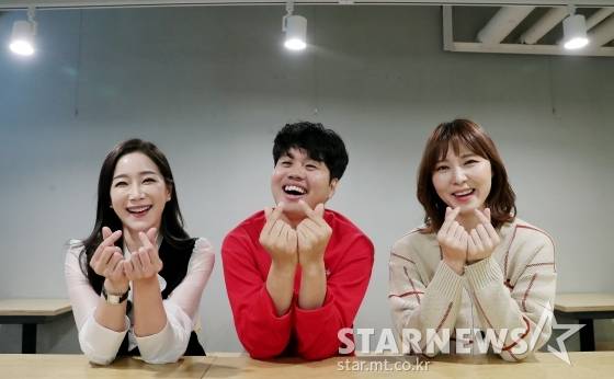 KBS 2TV '개그콘서트' 김하영, 정승환, 박소라/사진=김창현 기자