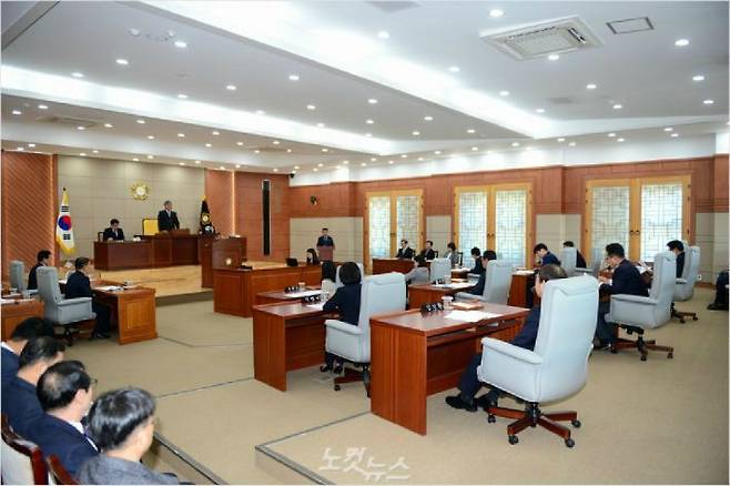 울산 중구의회 본회의 장면.(사진 = 중구의회 제공)