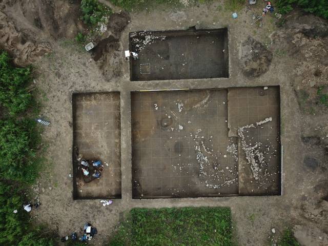 러시아 연해주 핫산지구 크라스키노 지역에 위치한 발해 염주성(鹽州城)에 대한 발굴작업이 진행 중이다./사진제공=동북아역사재단