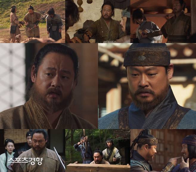 JTBC 금토극 ‘나의 나라’에 출연 중인 배우 이유준의 연기장면. 사진 JTBC 방송화면 캡쳐