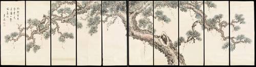 소치 허련이 그린 '노송도' [국립중앙박물관 제공]