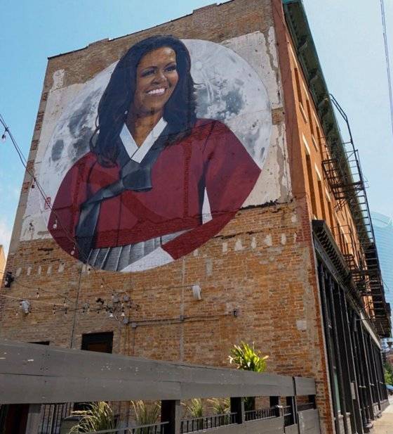 한복 입은 미셸 오바마를 그린 로열독(심찬양) 작가의 작품. [사진 심찬양 작가 인스타그램]