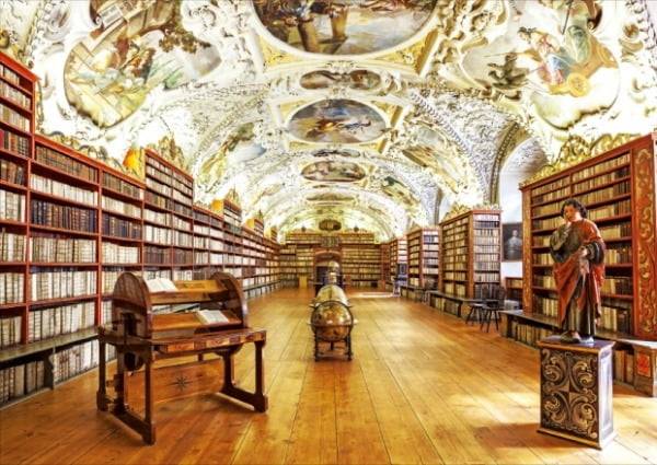 체코 수도 프라하에 있는 스트라호프 수도원 도서관. 동아시아 제공