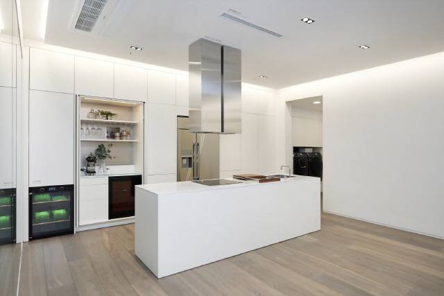 삼성물산이 친환경 주거환경 기술을 선보이기 위해 마련한 그린에너지 홈랩./사진제공=삼성물산