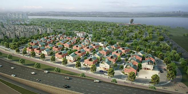 사진: 김포 한강신도시 ‘운양역 라피아노 Ⅱ’ 조감도 (제공=㈜알비디케이하임)