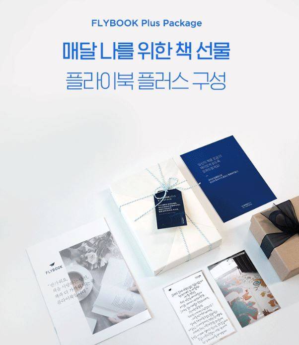 플라이북에서 제공하고 있는 '플라이북 플러스' 구독 서비스. 홈페이지 캡처