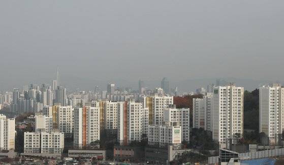 11월 21일 서울의 아파트 밀집 지역 [연합뉴스]