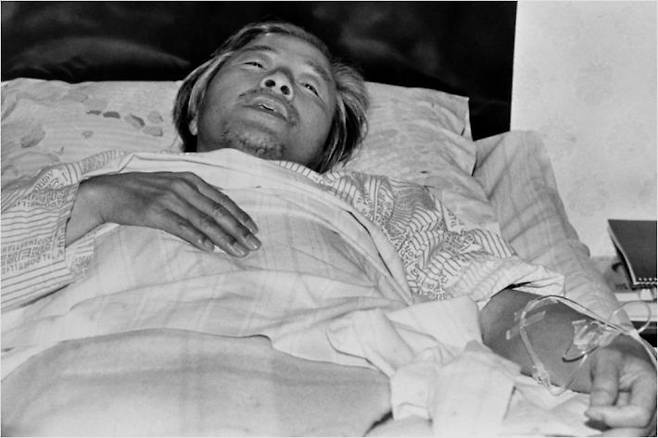 김영삼 당시 신민당 총재의 단식 모습.(사진=연합뉴스 제공)