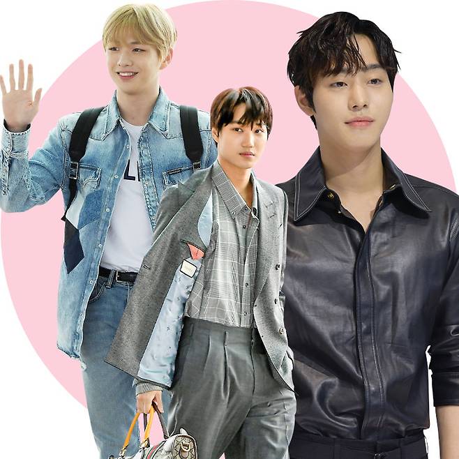 (왼쪽부터)강다니엘 / 안효섭 / 카이