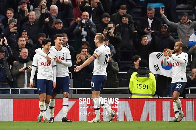 ▲ 원더골을 터뜨린 손흥민