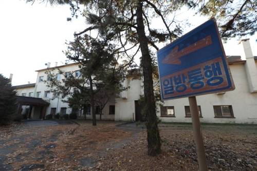 일본육군 조병창 본부로 추정되는 건물 [촬영 윤태현 기자]