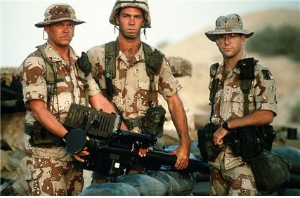 1991년 걸프전쟁 당시 사막 전투복을 입고 있는 미군 /출처= ⓒ위키미디어커먼스