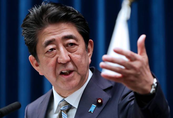 아베 신조 일본 총리. (사진=AFP)