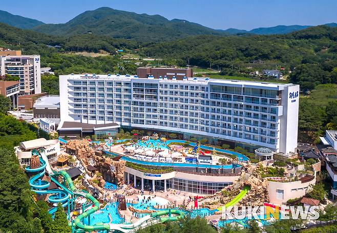 스플라스 리솜 리조트 전경