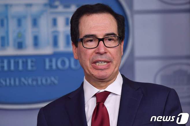 스티븐 므누신 미국 재무장관. © AFP=뉴스1