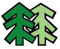 상록수 모양 로고