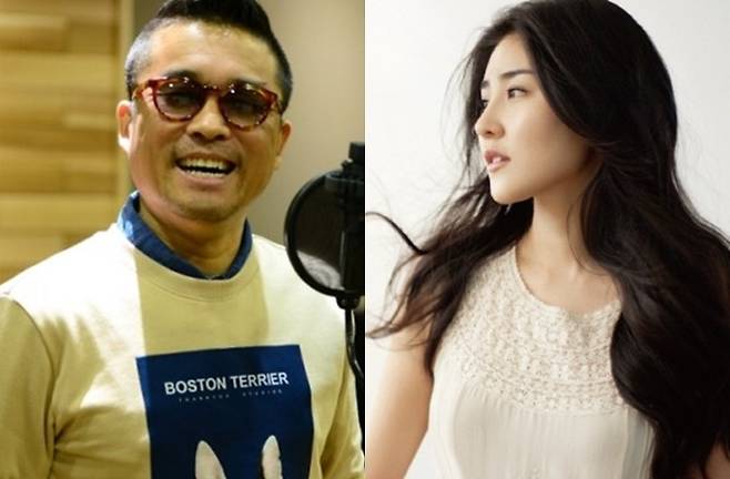 ▲ 김건모, 장지연 부부(왼쪽부터). 제공l건음기획