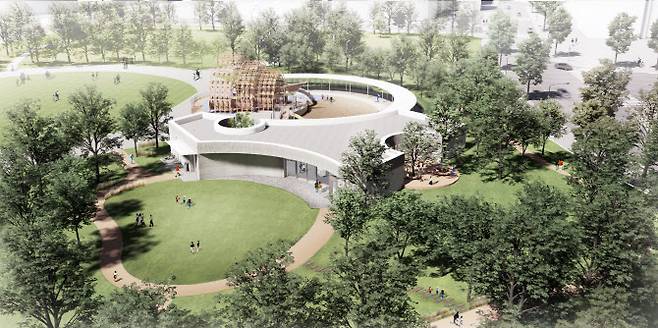 양천공원 숲속 도서관 조감도 (사진=양천구 제공)