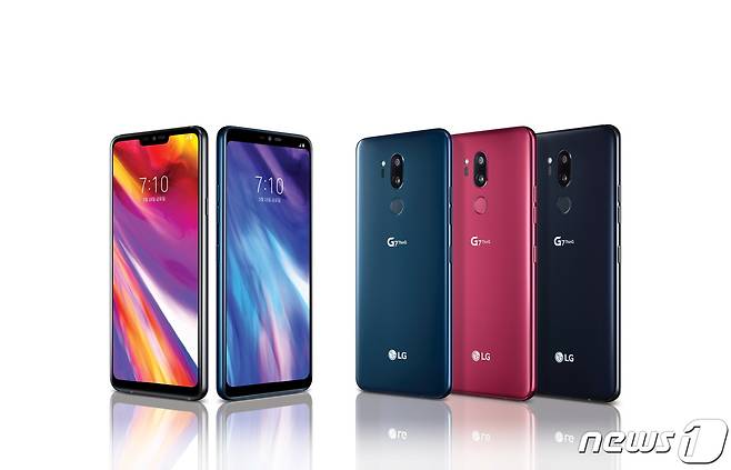 LG 스마트폰 G7씽큐(ThinQ) <LG전자 제공>