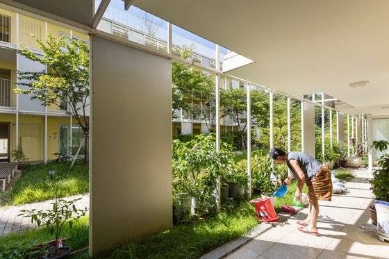 주민들의 접촉 기회를 늘리는 방향으로 설계한 서울 세곡동 보금자리아파트. [사진 건축사진가 남궁선]