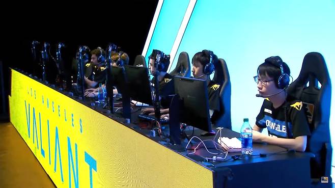 LA 발리언트(사진=중계방송 캡처).