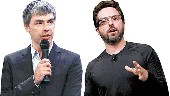 래리 페이지(左), 세르게이 브린(右)