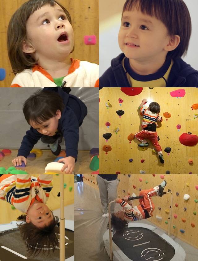 클라이밍데 도전하는 윌벤져스 형제. /사진제공=KBS 2 ‘슈퍼맨이 돌아왔다’