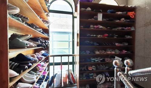 폐쇄된 춘천 새명동 신천지 센터 [연합뉴스 자료사진]