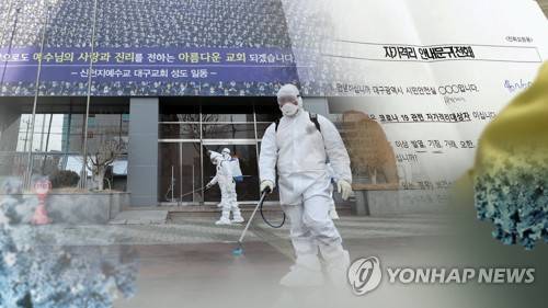 신천지예수교 대구교회 [연합뉴스TV 제공]