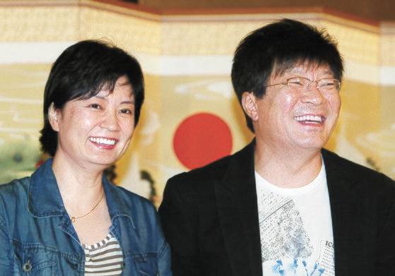 송지나 작가, 김종학 PD. [중앙포토]