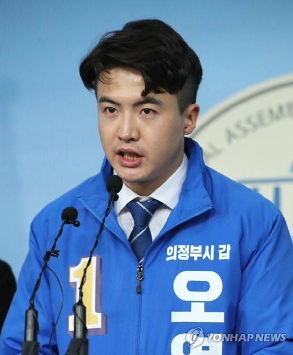 지난 2일 의정부갑 지역구로 전략 공천을 받은 오영환 후보 (사진=연합뉴스)